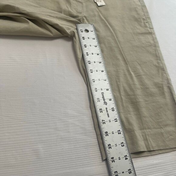 NWT Theory Palmer Crunch Barley Linen Bermuda Shorts Size 0 New - Picture 5 of 8